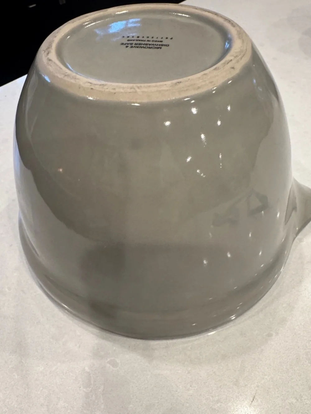 Pottery Barn Stoneware Pouring Bowl - Gray